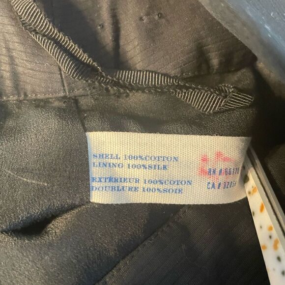 Anthropologie Leifsdottir Black Mini Skirt 10 - Picture 7 of 8